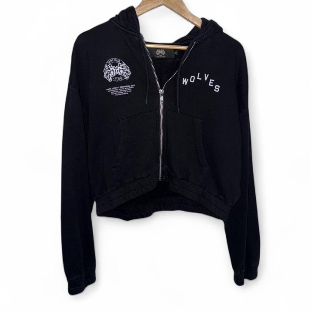 Darc Sport Cropped Zip Up Hoodie